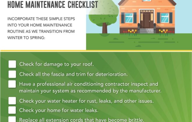 home inspection spring checklist